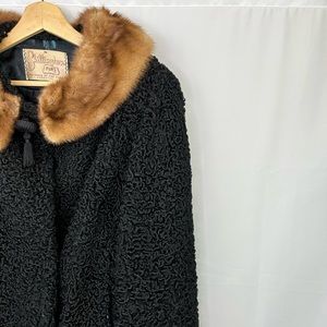 Vintage lambs wool coat